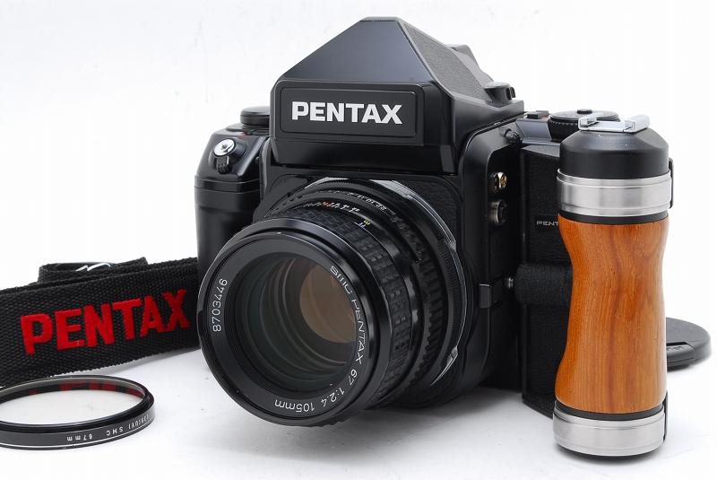 Pentax 67 II 105mm lens set 買取25万